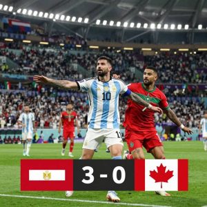 Argentina và Egypt vượt qua nghẹt thở, Morocco loại Canada: World Cup 2026 nóng dần